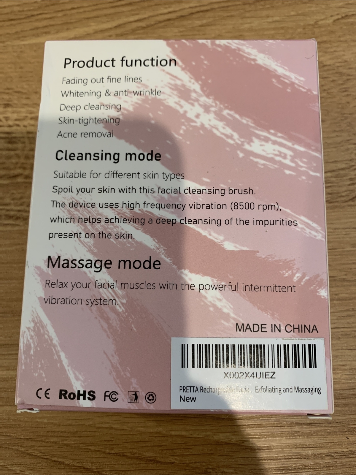 Electric Silicone Facial Cleanser Brush Soft Silicone Waterproof Vibrating NEW