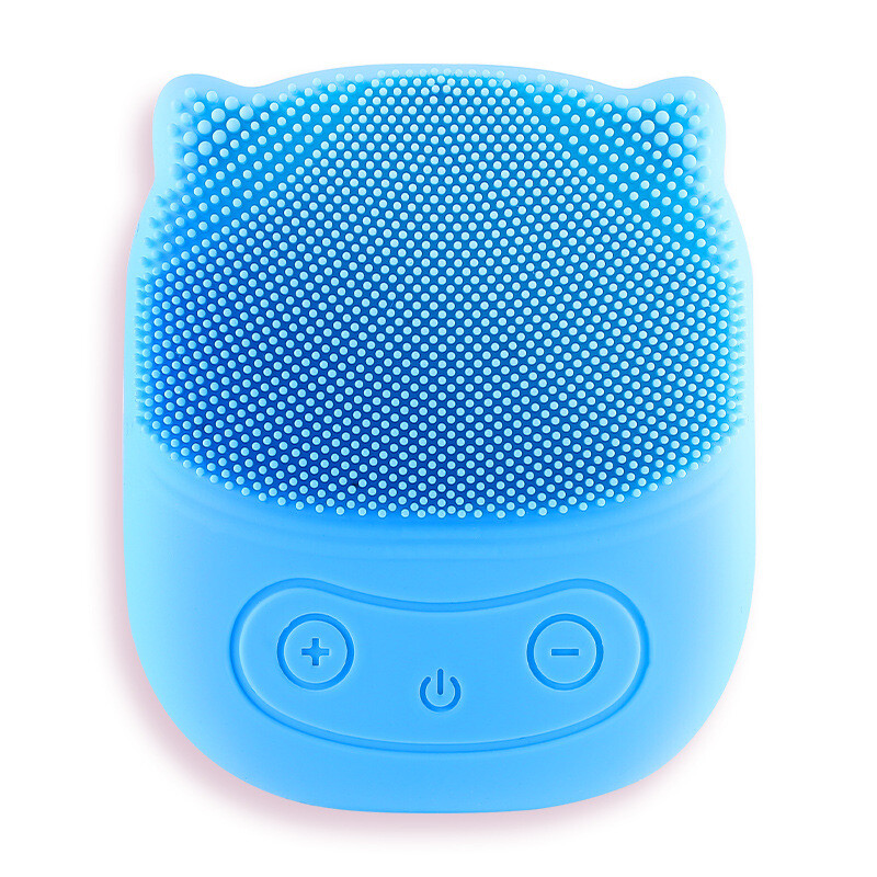 Electronic Face Brush Silicone Waterproof Skin Care Facial Exfoliate Massager