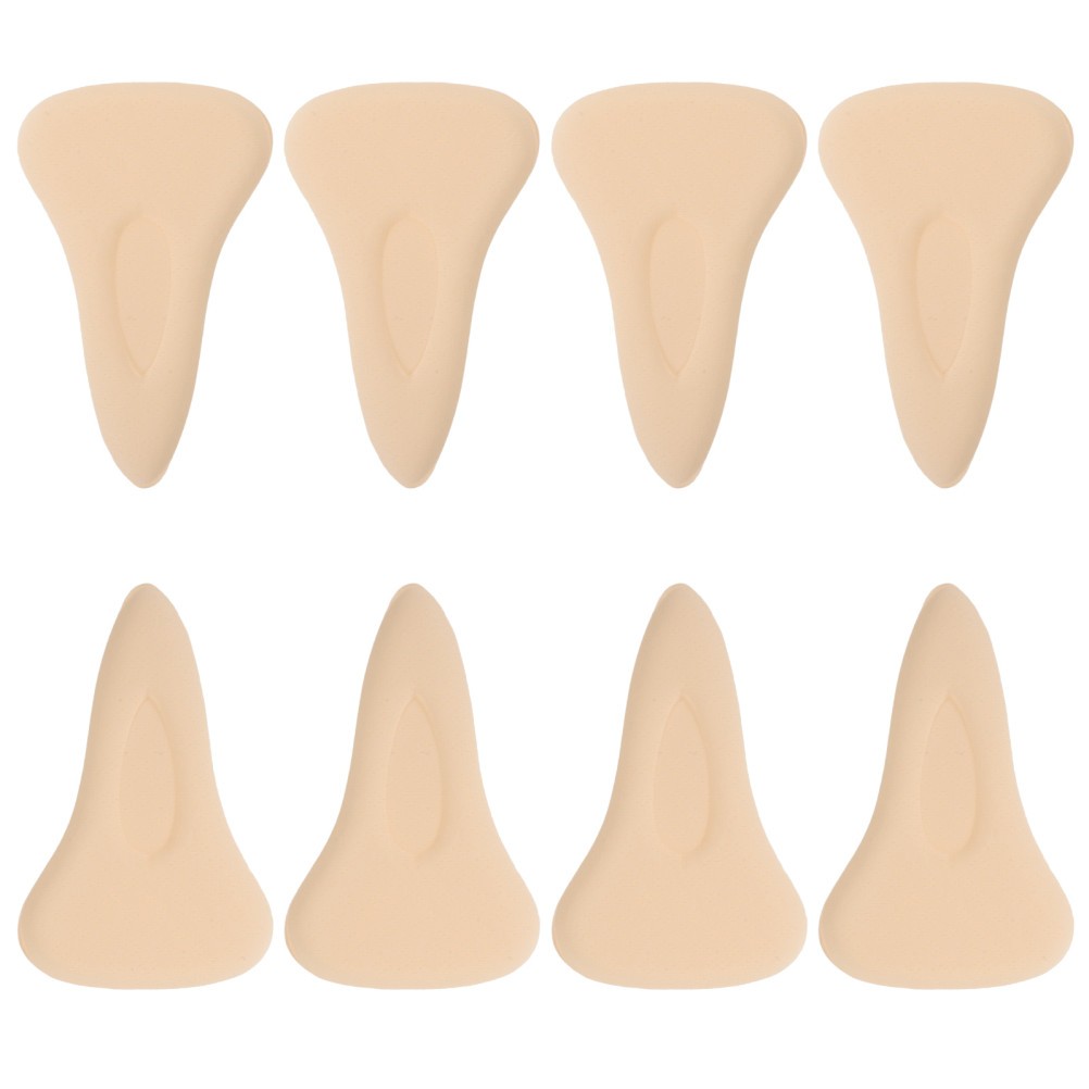8Pcs Reusable Women Private Parts Pads Soft Sponge Concealer for Swimming Beige