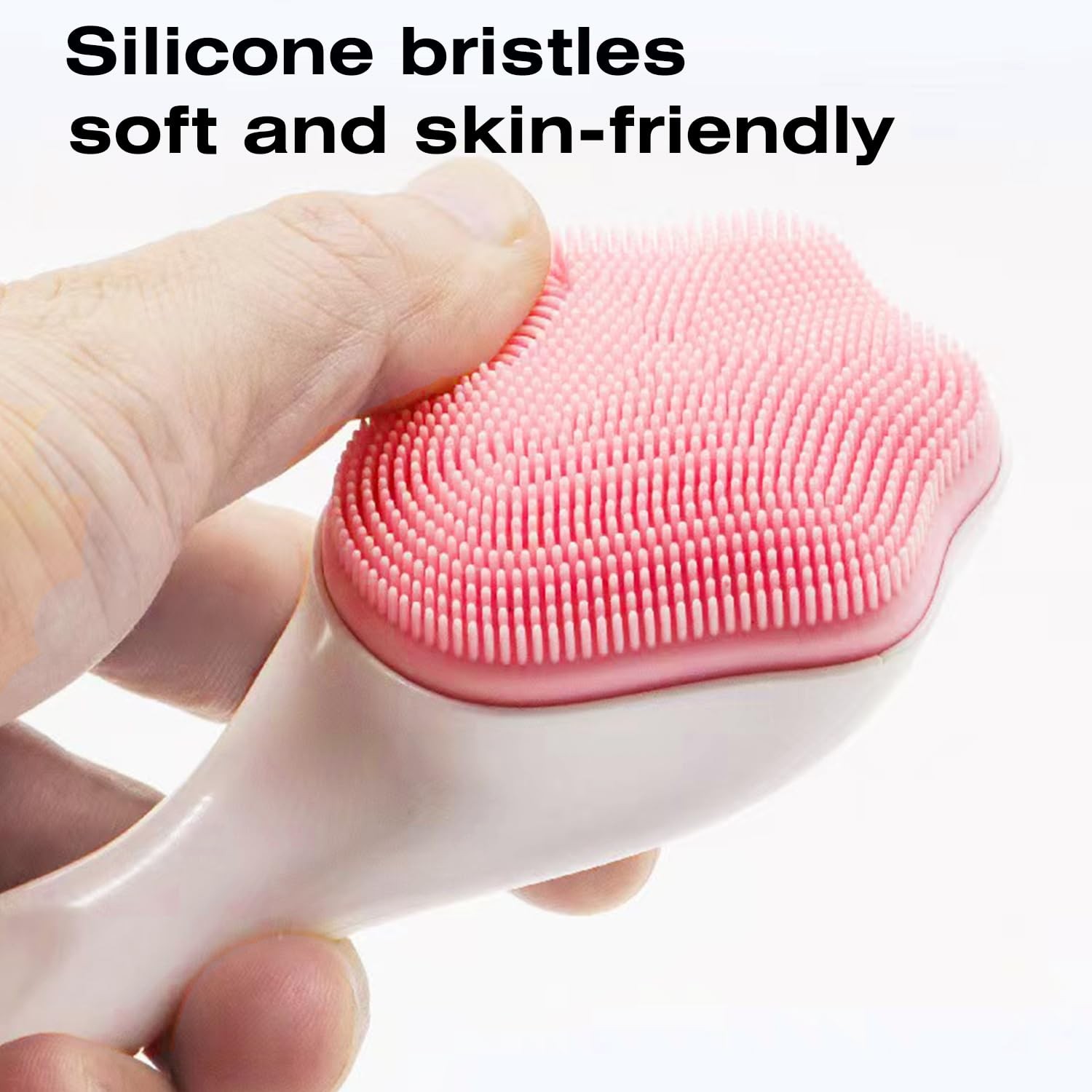 Silicone Face Scrubber and Exfoliator Brush – Facial Cleansing Blue&pink