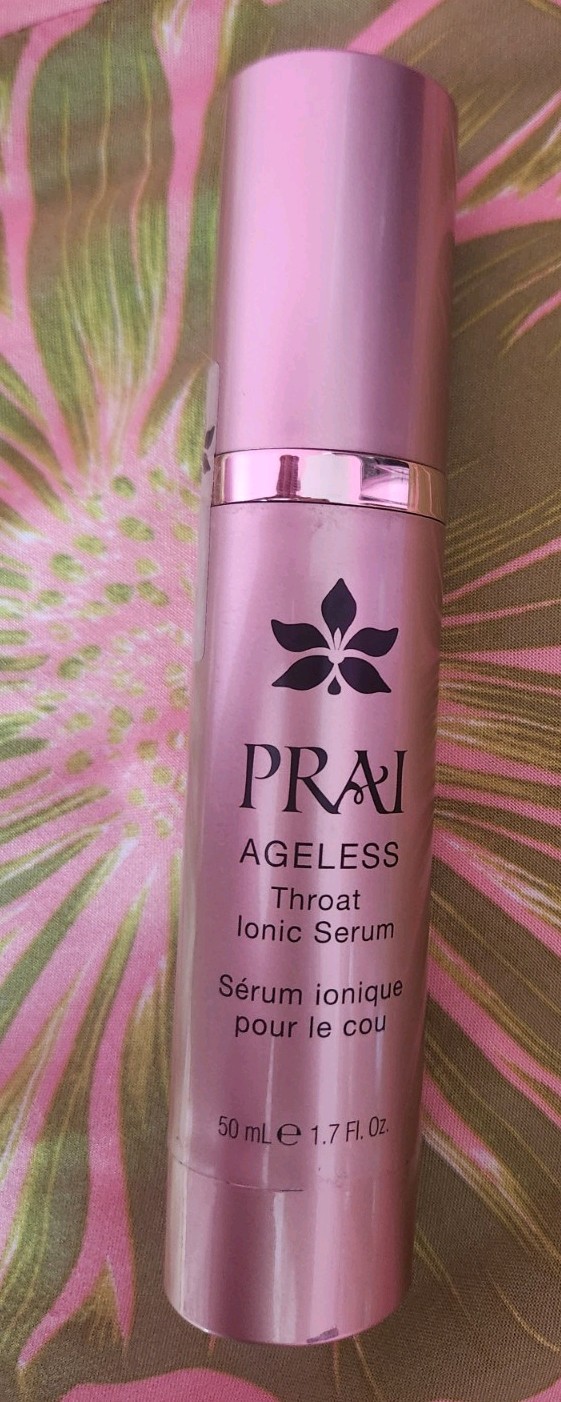 PRAI AGELESS THROAT IONIC DEVICE SEALED BOXED & SEALED THROAT ICON SERUM NEW!