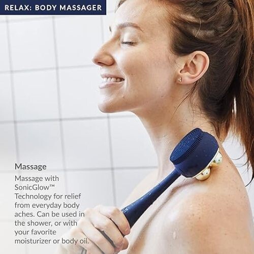 PMD Clean Body – Smart Body Cleansing Device with Silicone Brush & Three Interch