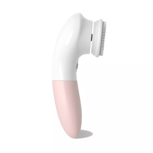 Vanity Planet Facial Cleansing System Rotating Three Brush Heads White & Pink