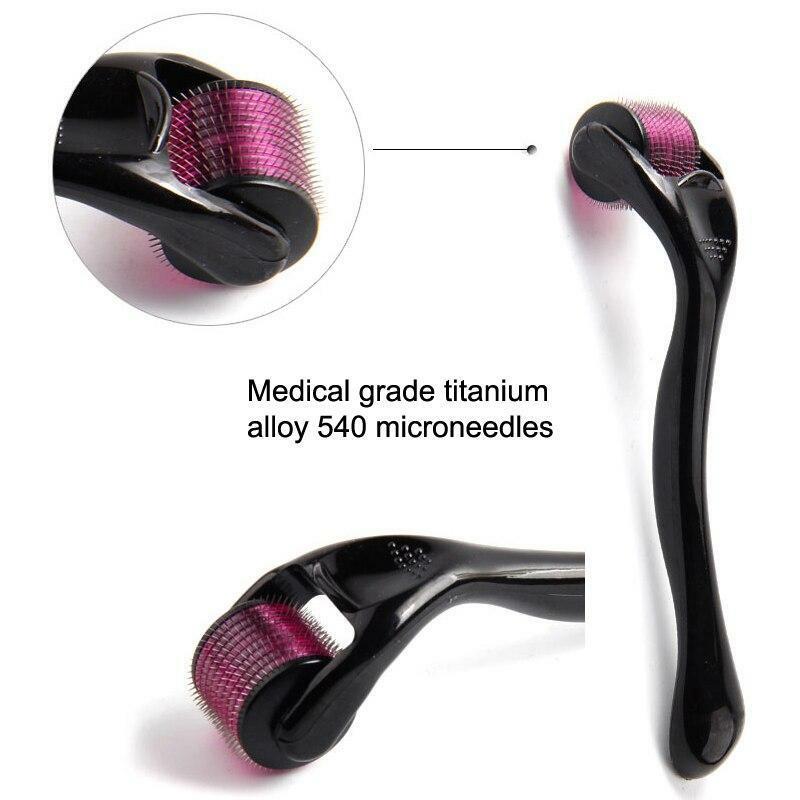 Titanium Skin Derma Roller 540 Red Micro Needles 0.5mm – Free AUS Postage