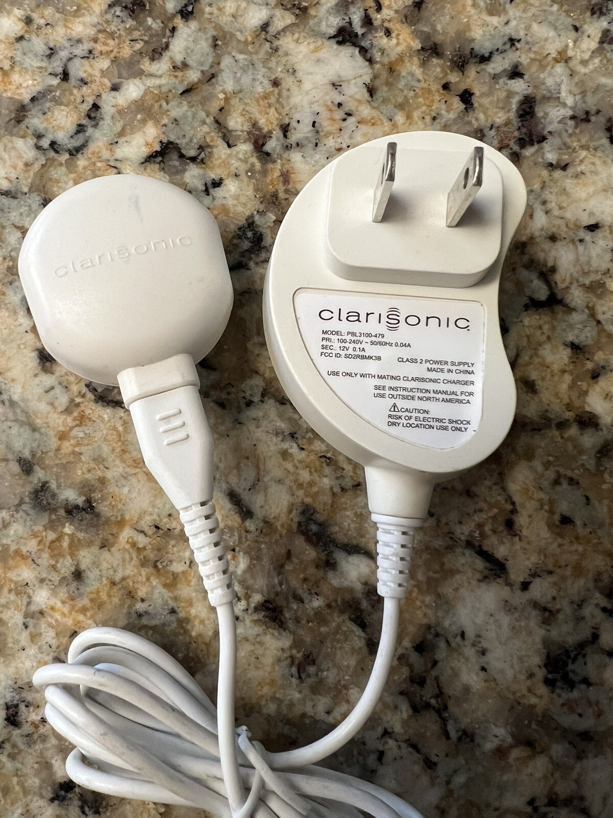 Genuine Clarisonic Mia 1 & 2 Magnetic Charger Power Adapter PBL 3100-479 Tested