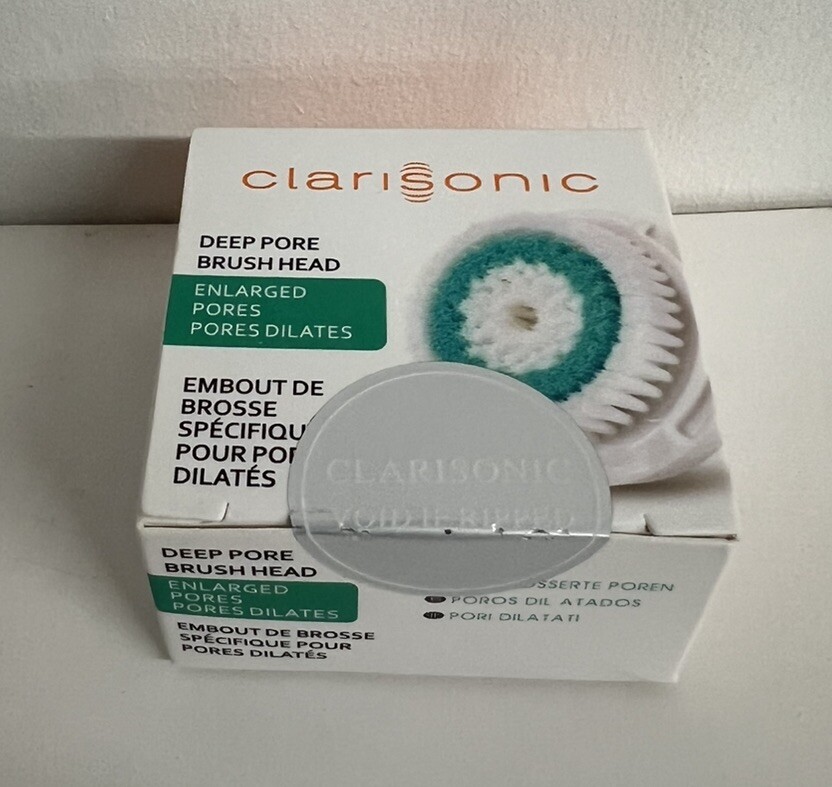 4 PACK Clarisonic Deep Pore Facial Cleansing Brush Head Replacement U52B