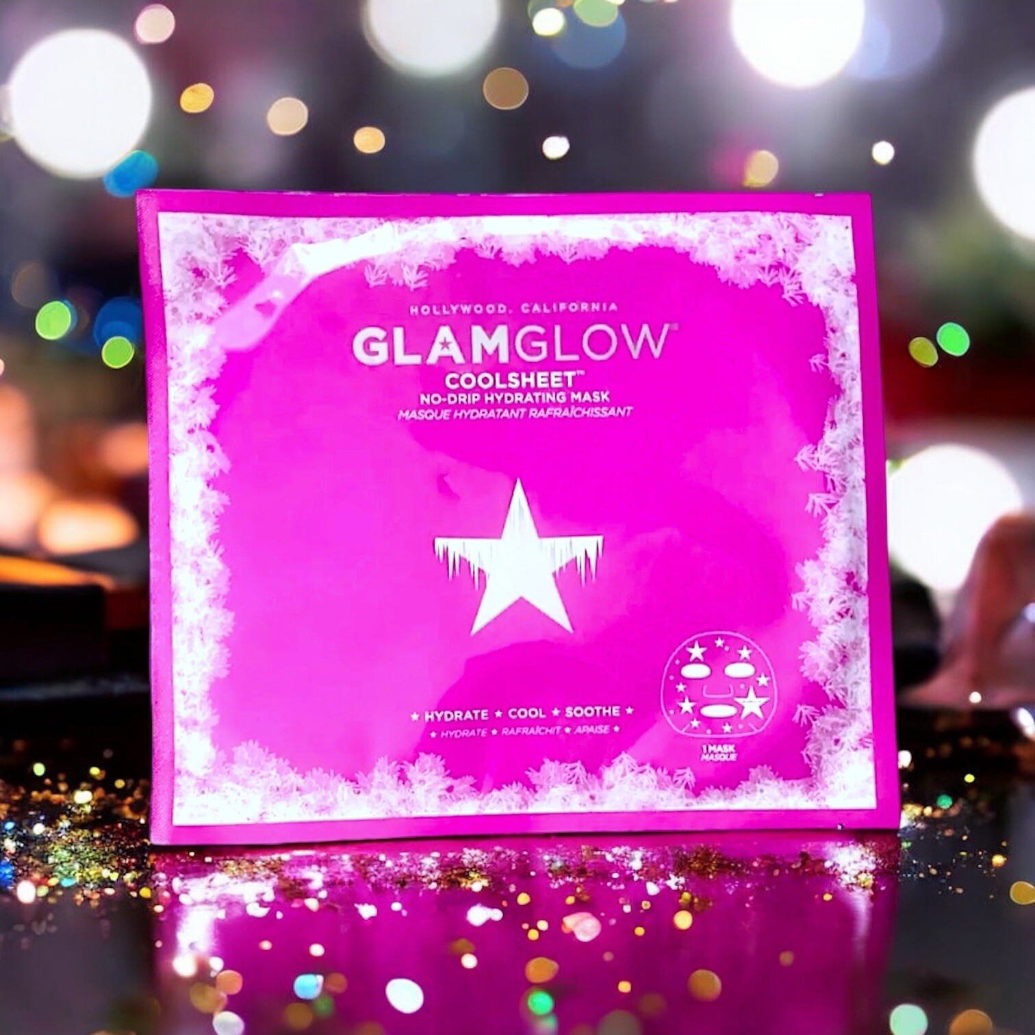 Glamglow Coolsheet No-Drip Hydrating Sheet Mask Brand New In Package