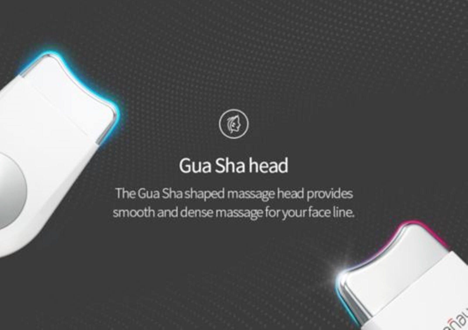 VANAV SKIN BEAM Galvanic LED Neck Facial Massager Gua sha head SKB-1000