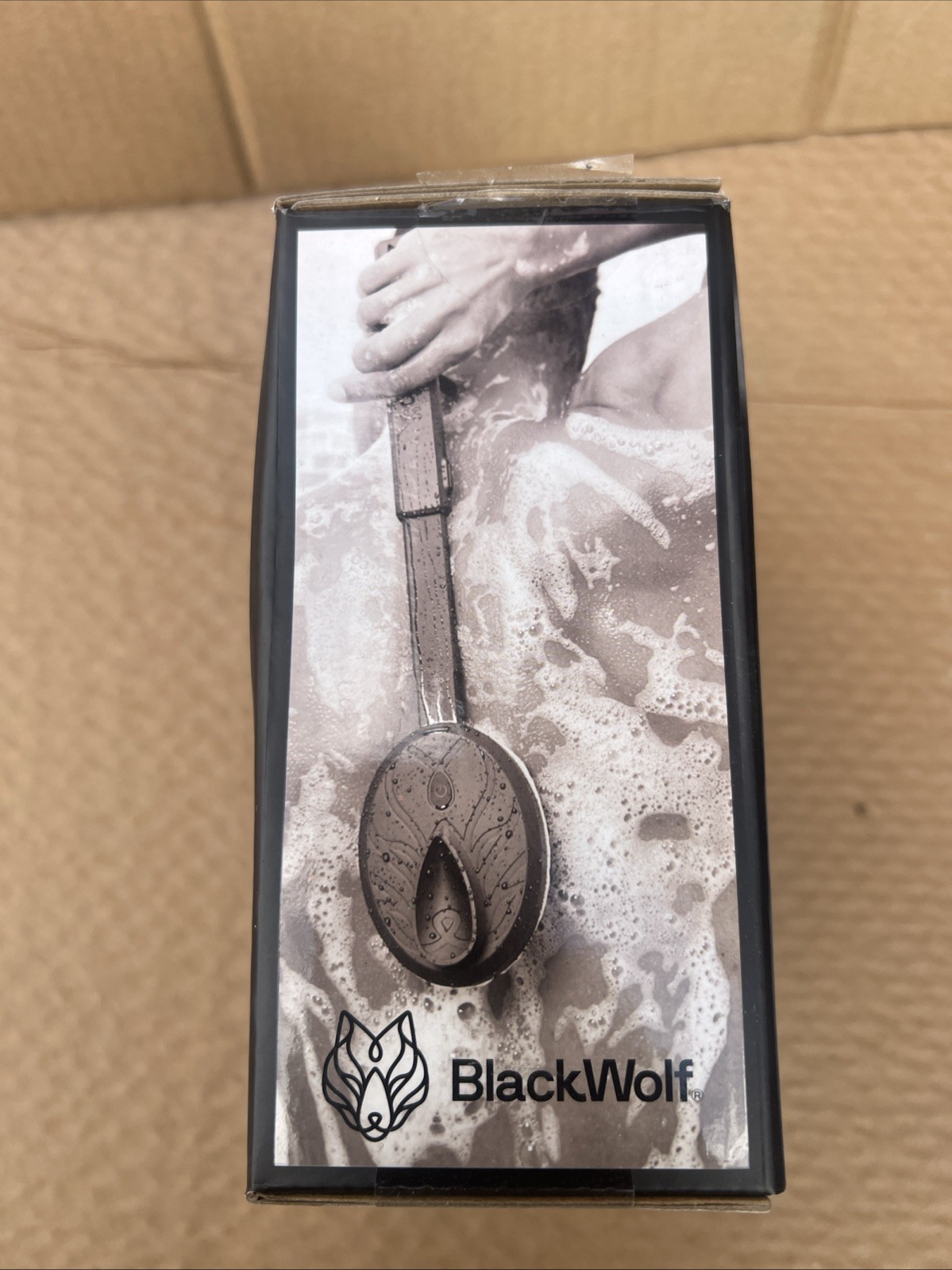 NEW & SEALED!BlackWolf Sonic Scrubber Black Vibrating Scrubber Men Rechargeable