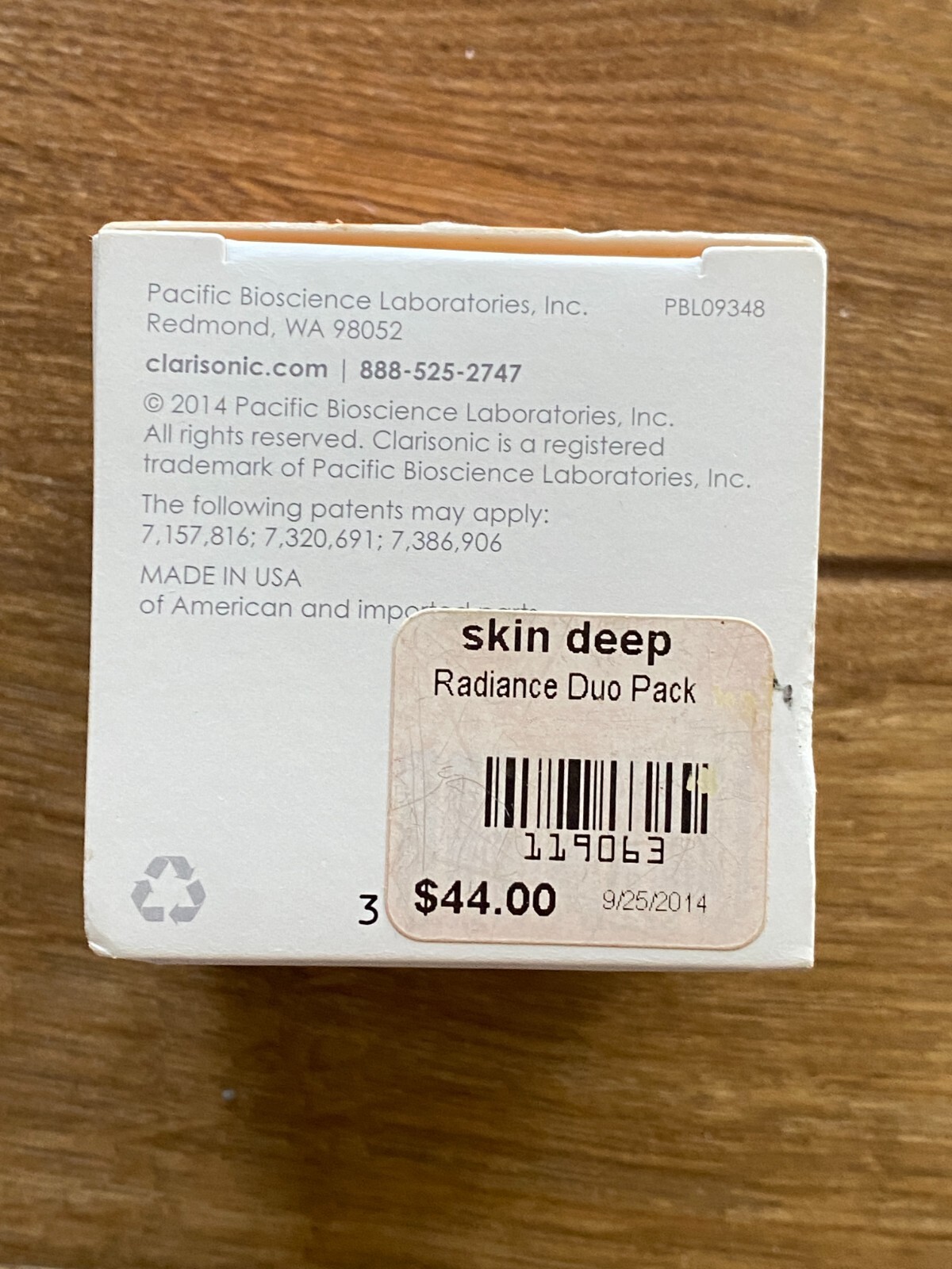 Clarisonic Brush Head 1x Deep Pore Cleansing + 1x Radiance BRAND NEW
