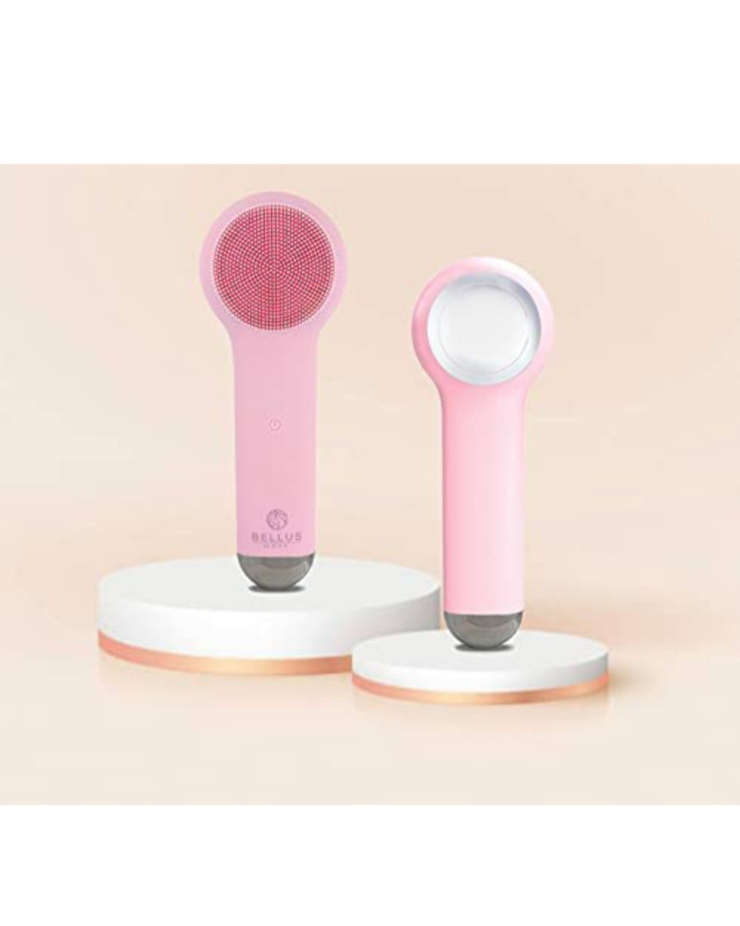 Bellus by R.O.K Silicone Facial Cleansing Brush – 3 in 1 Heat & Cold Massagers 