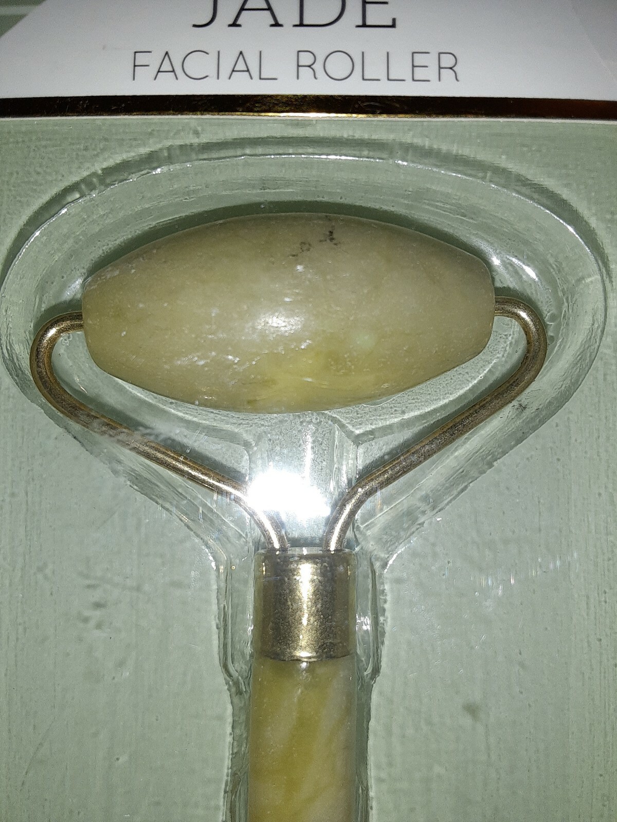 NEW~ TruSpa Luxurious Facial Jade Crystal Face Roller~