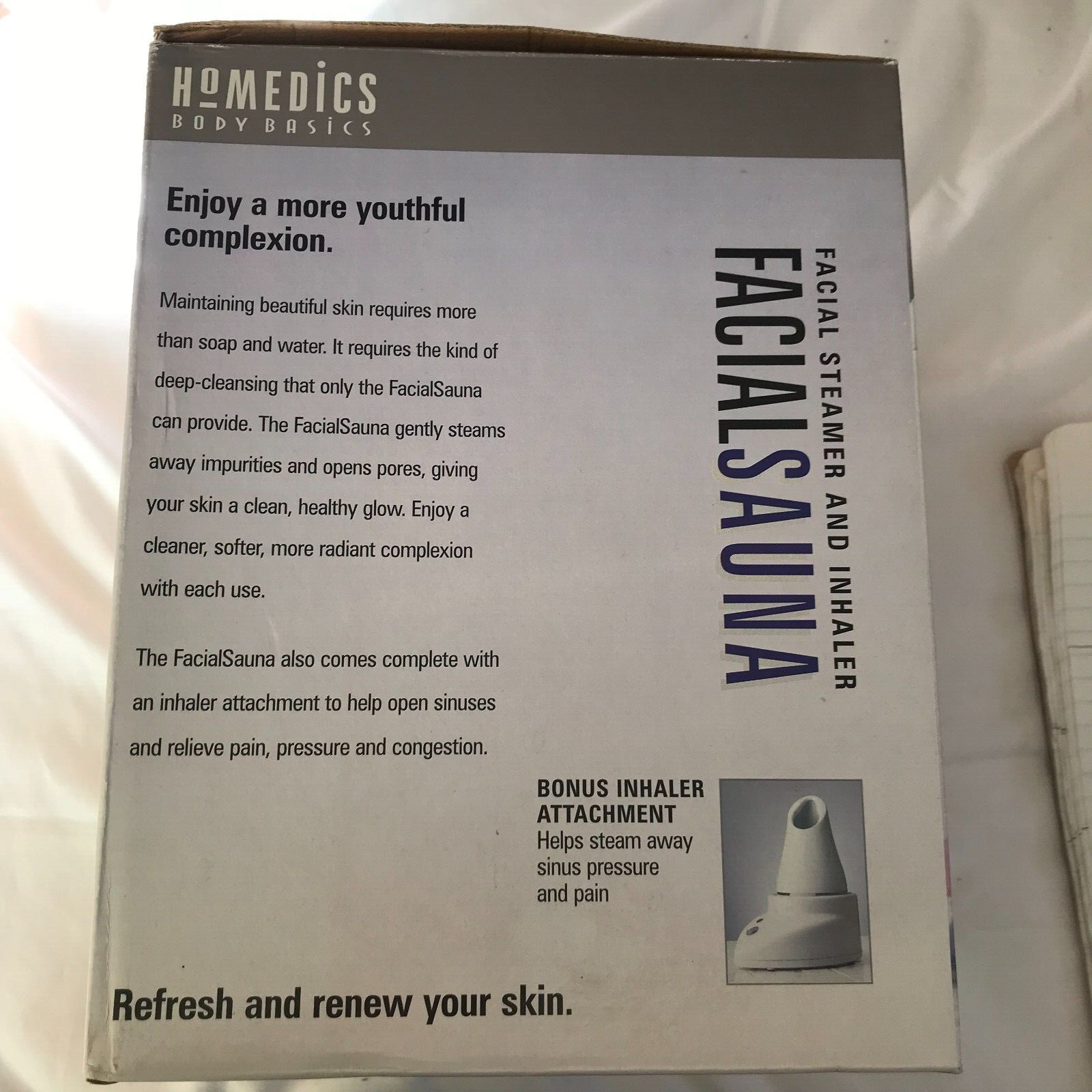 Vintage Homedics body basics – facialsauna facial steamer and inhaler