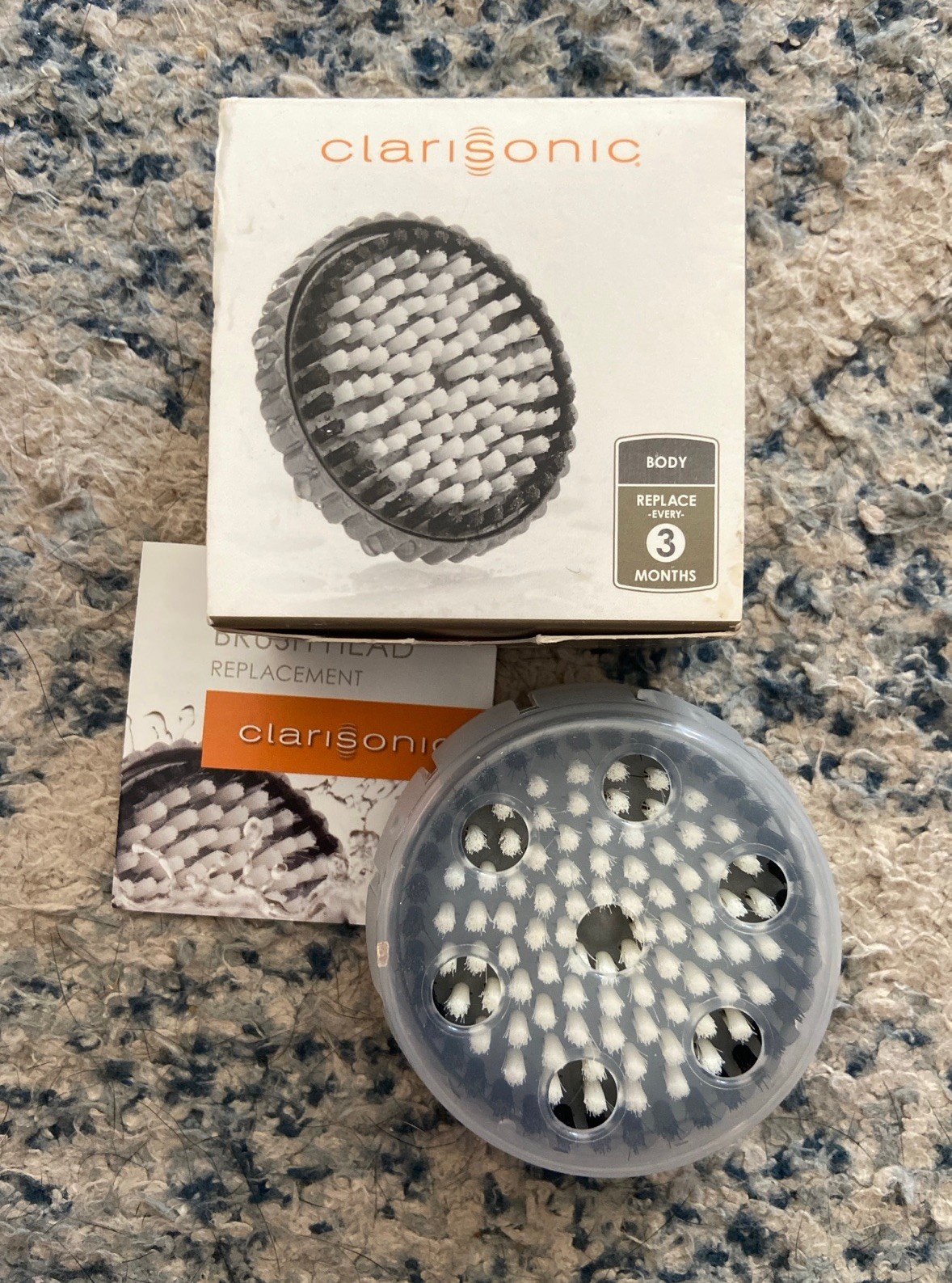 Clarisonic~Cleansing Replacement Brush Head For Body- NIB!