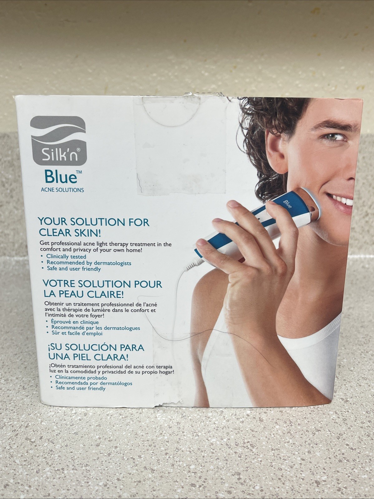 Silk’n Blue Acne Light Therapy Solutions for Clear Skin Open Box