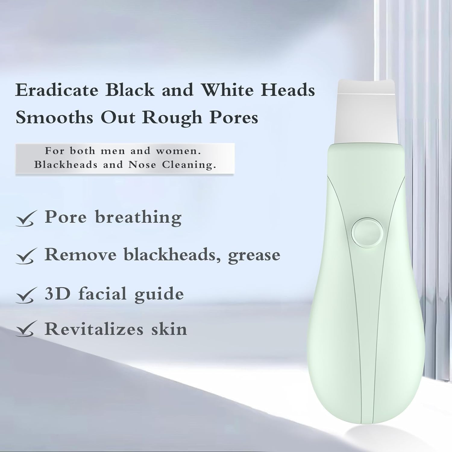 Skin Scrubber Face Spatula Skin Spatula Pore Cleaner Blackhead Remover Tools for