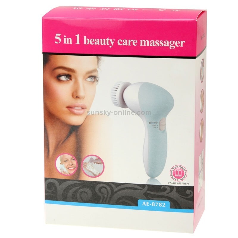 5 en 1 Cuidado de la belleza Cepillo Masajeador Depurador Cuidado de la piel