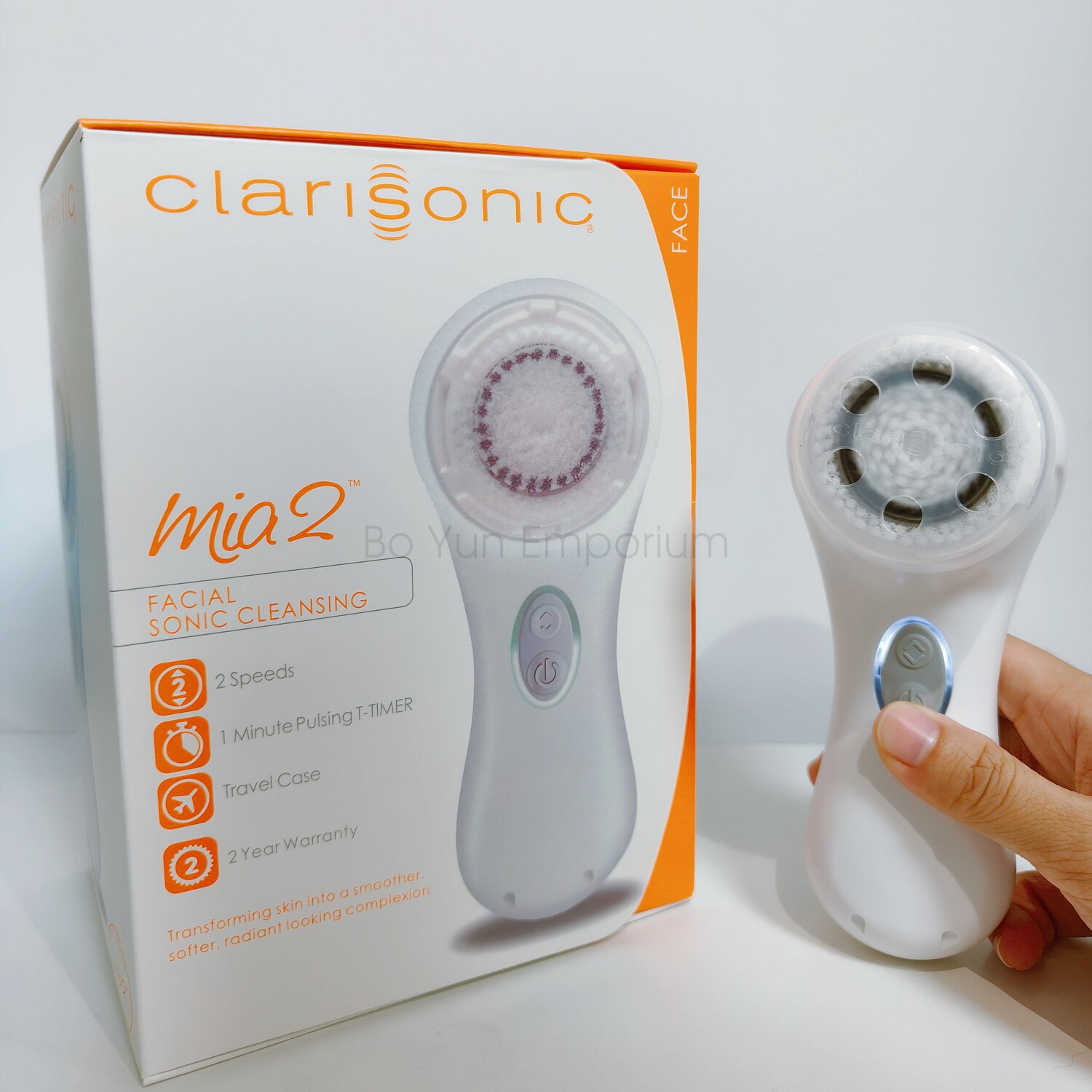 Clarisonic Mia 2 Sonic Skin Cleansing System – WHITE NEW Sealed