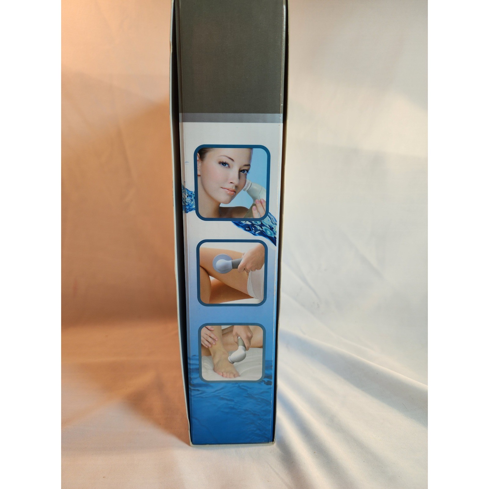 Dermabrush Advanced Cleansing System Facial & Body Brush Set 4 Attachments NEW
