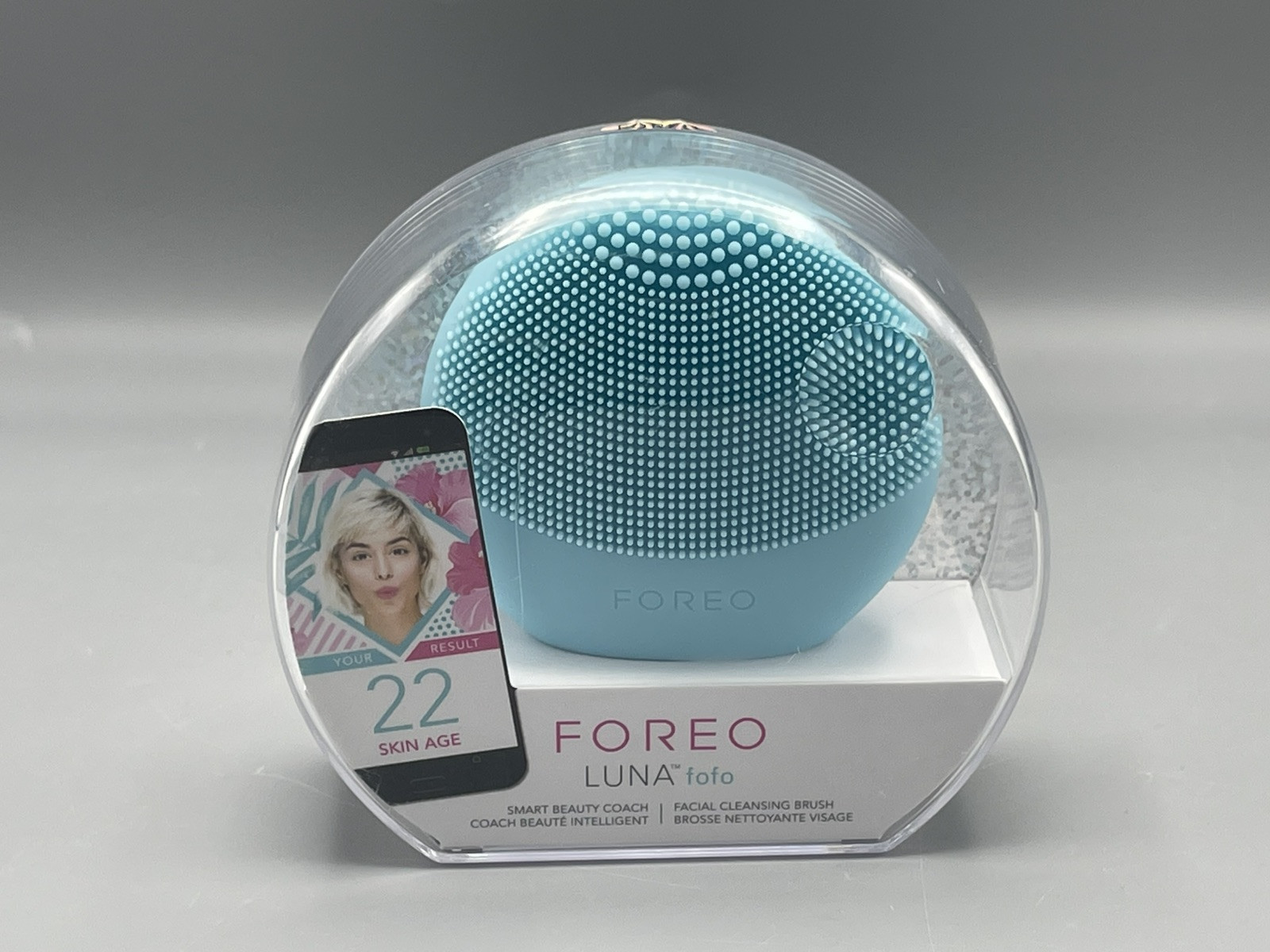 FOREO Luna fofo Battery Power Facial Cleansing Brush Minty Cool