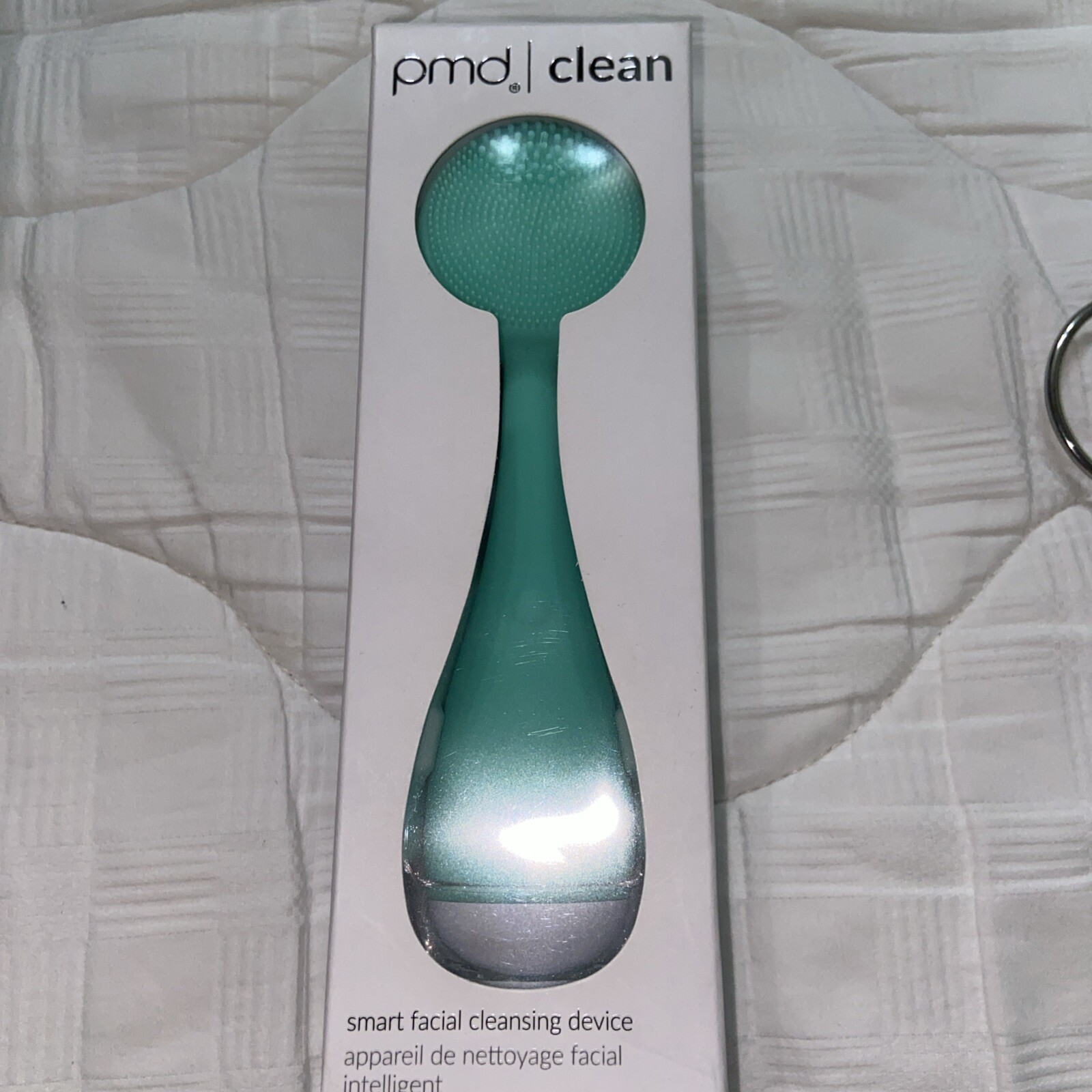 PMD Clean Smart Facial Cleansing Device Silicone Brush- Waterproof – Teal – BNIB