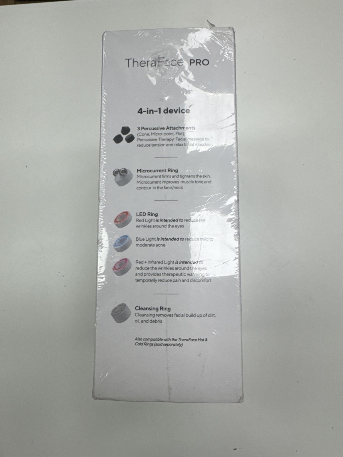Therabody – TheraFace PRO – Multi-Use Facial Health Device – White – NEW