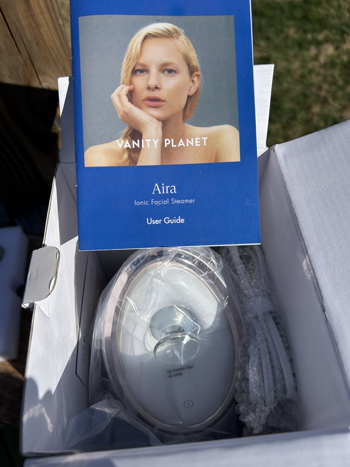 Vanity Planet Aira Ionic Facial Steamer Rose Gold Edition New