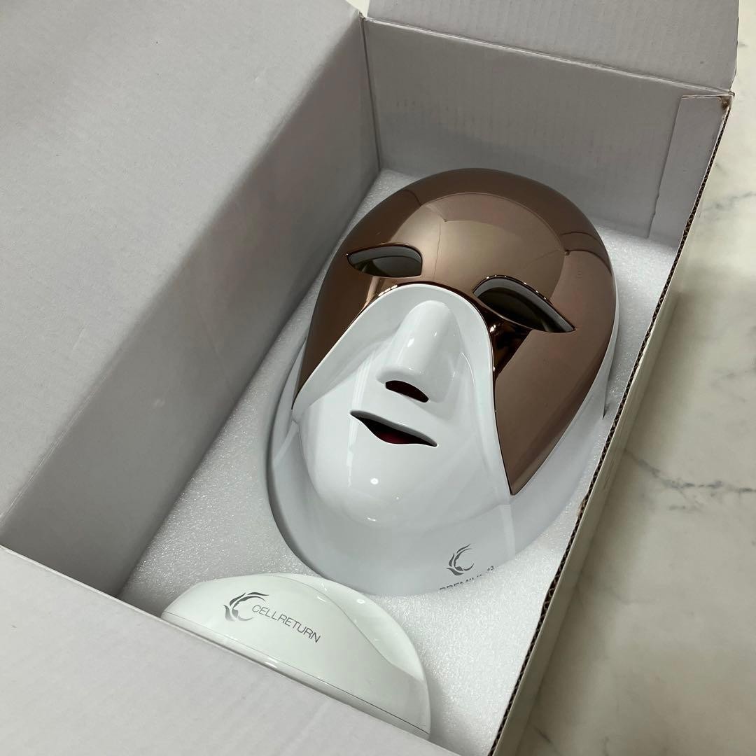 CELLRETURN LED Mask Premium Light Therapy Anti Aging Facial Device w/ BOX k66