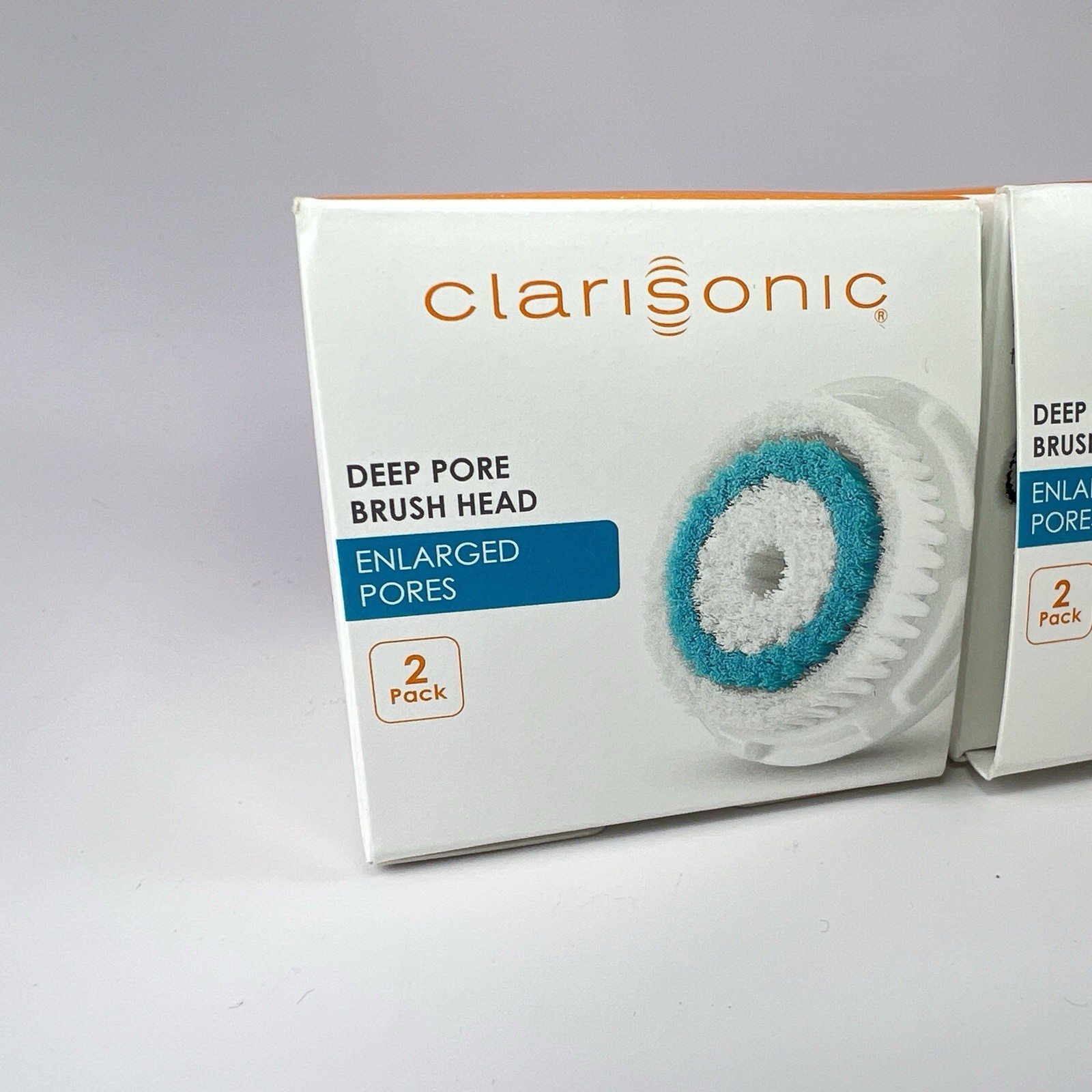 6 New Clarisonic Deep Pore Brush Head SET Replacement heads GENUINE