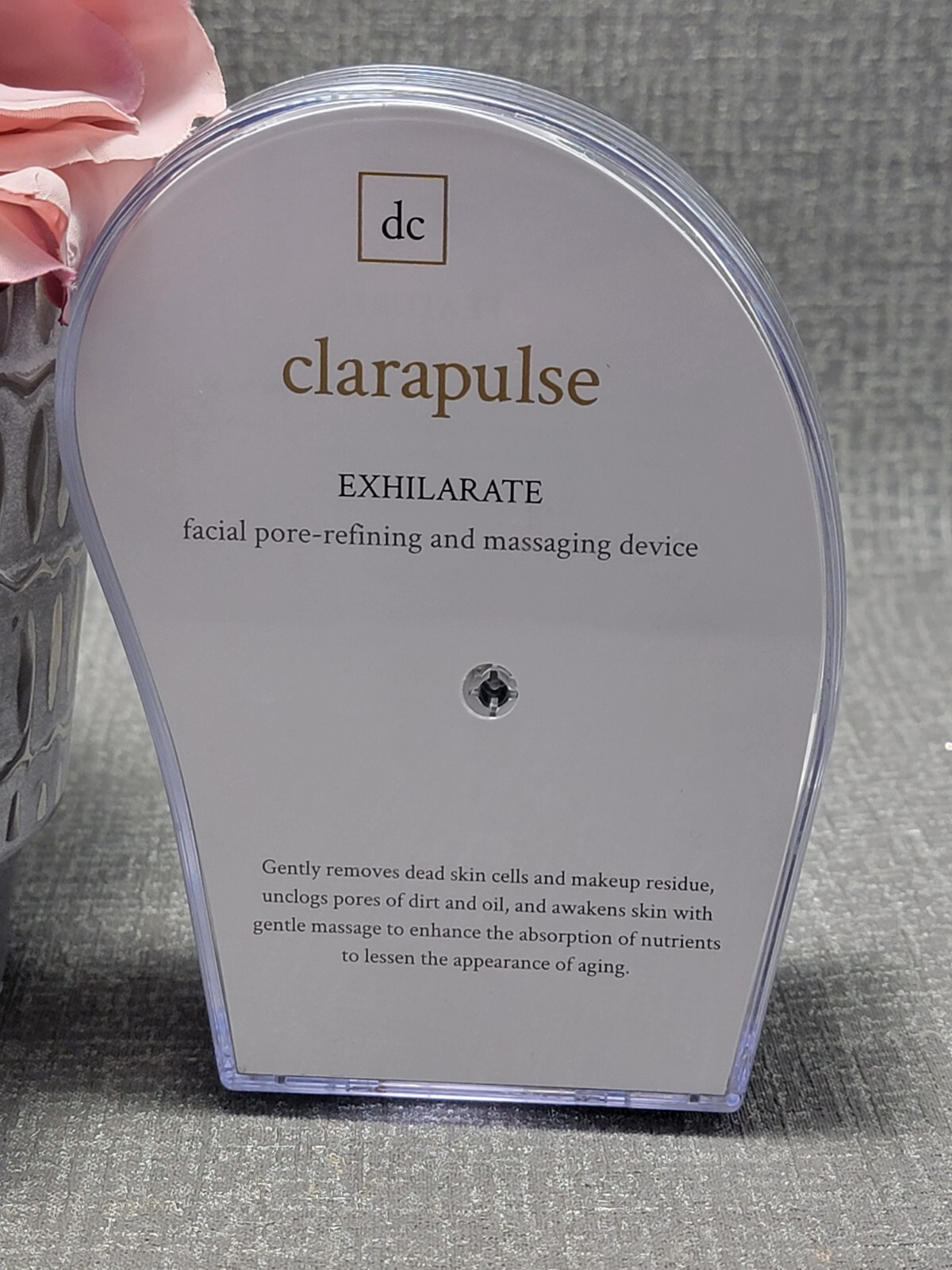 Dermaclara Clarapulse exhilarate facial Pore Refining massaging device New