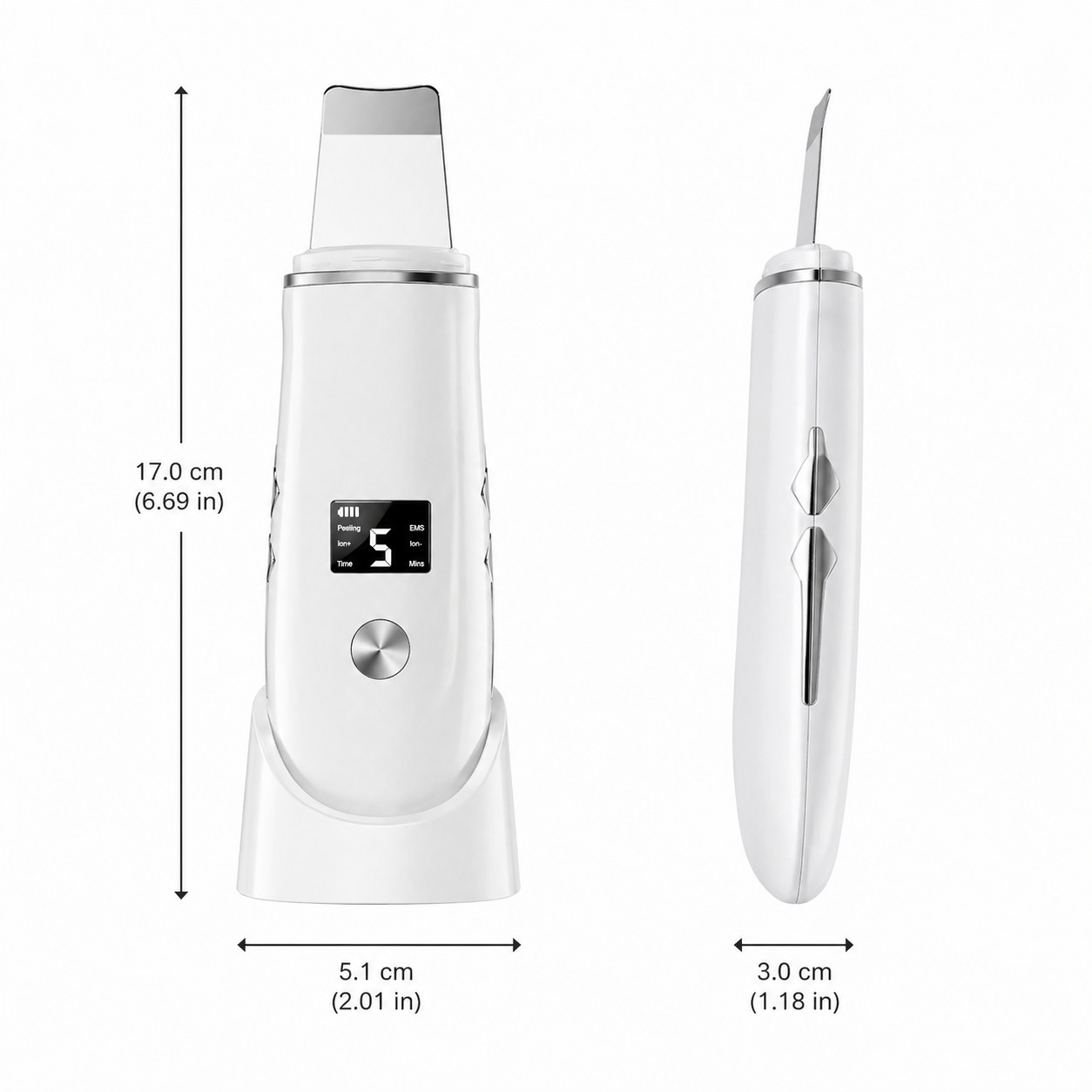 Skin Scrubber Face Spatula 4 in 1 Blackhead Remover Deep Pore Cleaner