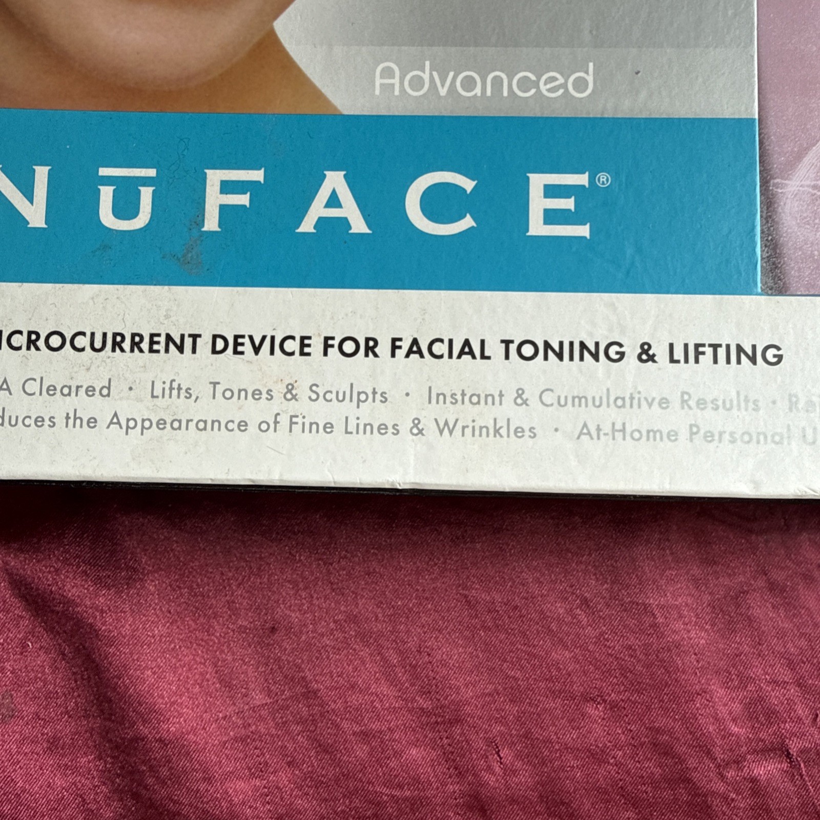 Nuface Trinity Facial Trainer Kit Pink USED GOOD CONDITION