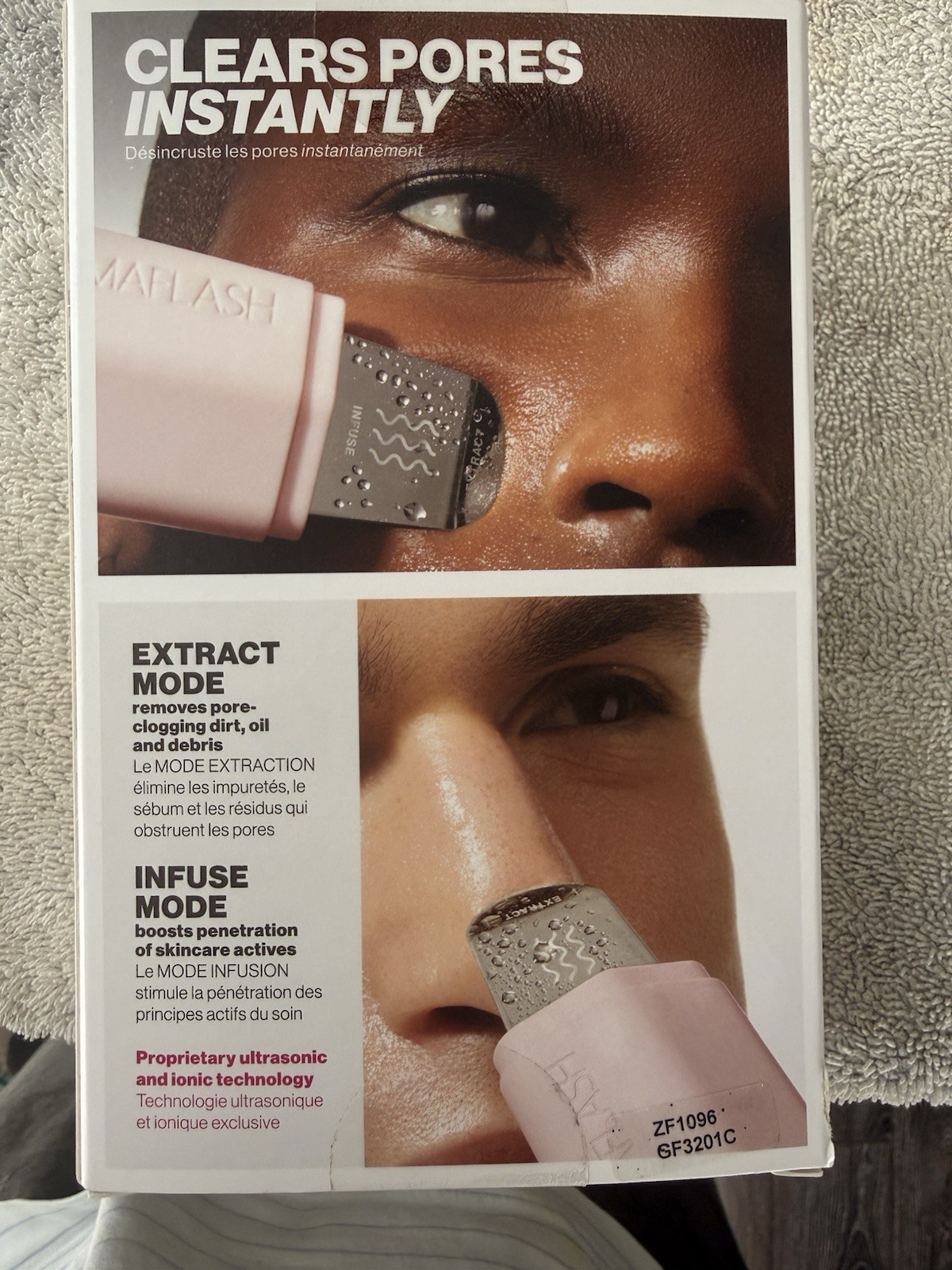 DERMAFLASH Dermapore Pore Extractor Serum Infuser Icy Pink New In Box Free Ship
