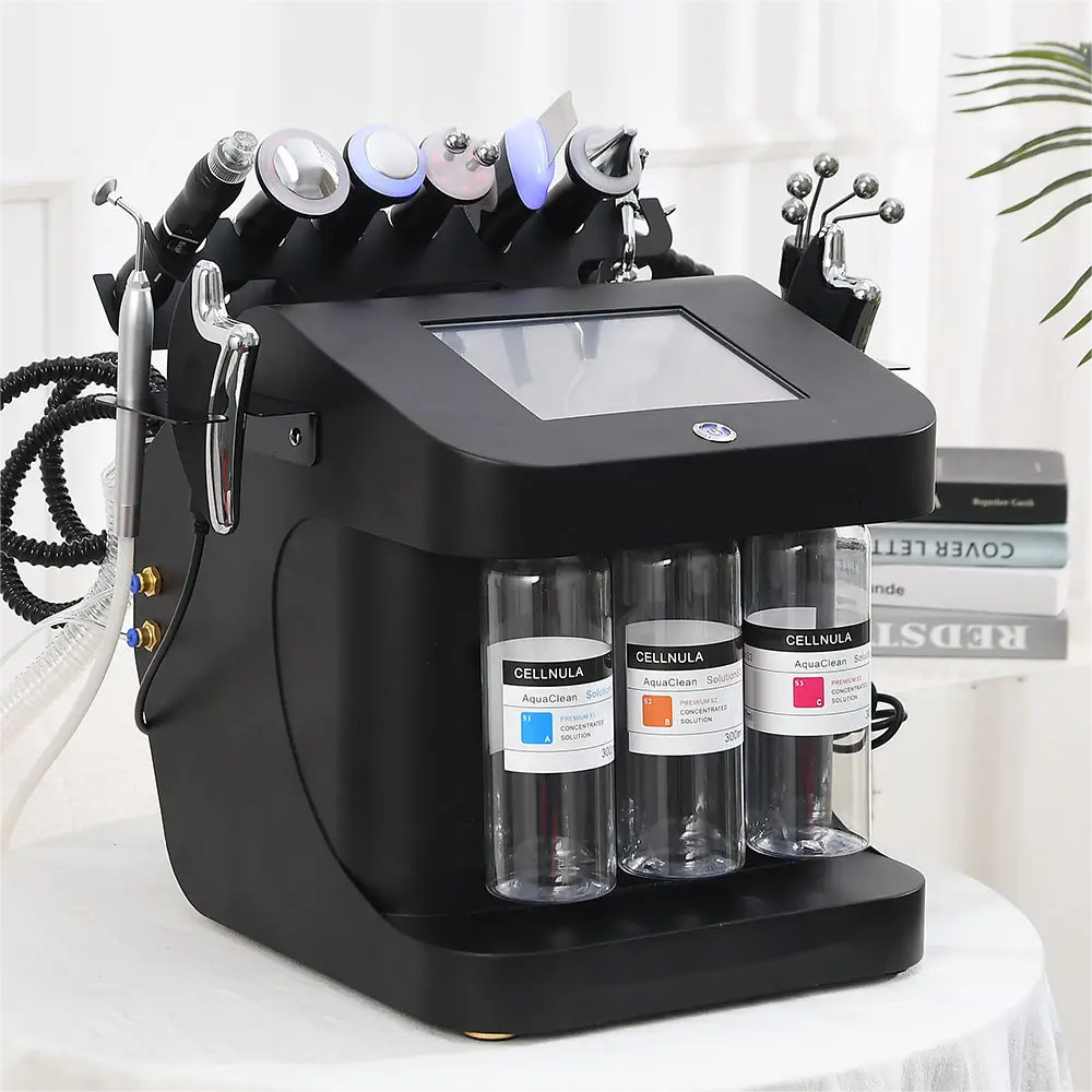 11-in-1 Hydra Oxygen Jet Facial Machine – Deep Cleansing & Skin Tightening