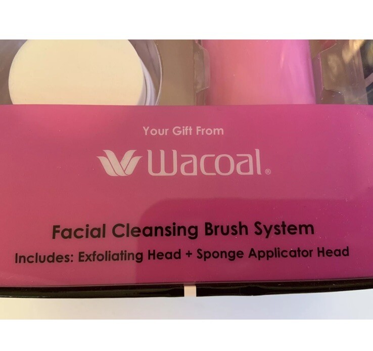 Wacoal Facial Cleansing System Exfoliating Brush Head Sponge Applicator Head New