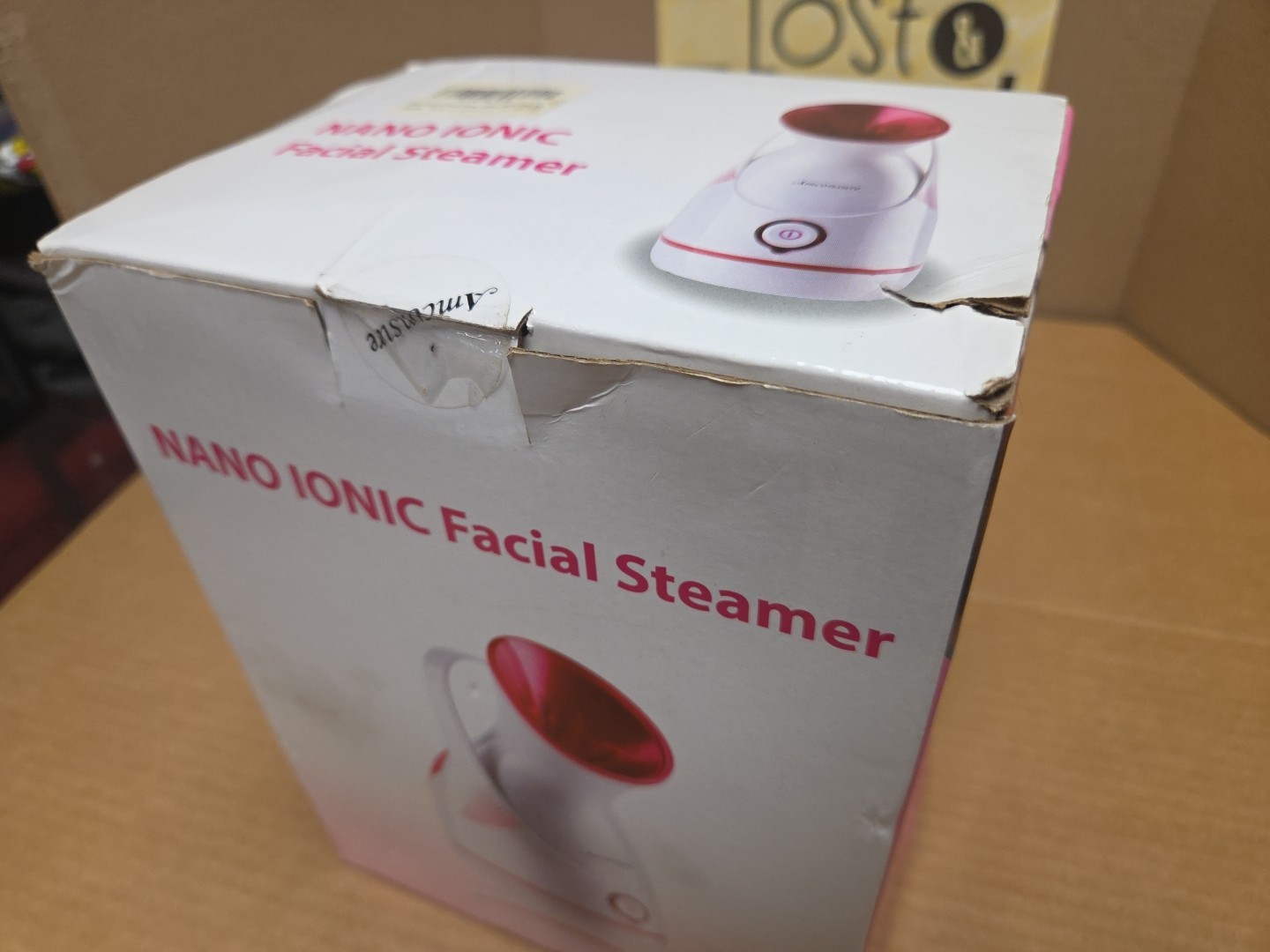 *NEW Amconsure Nano Ionic Facial Steamer *Damaged Box * SEE PICS