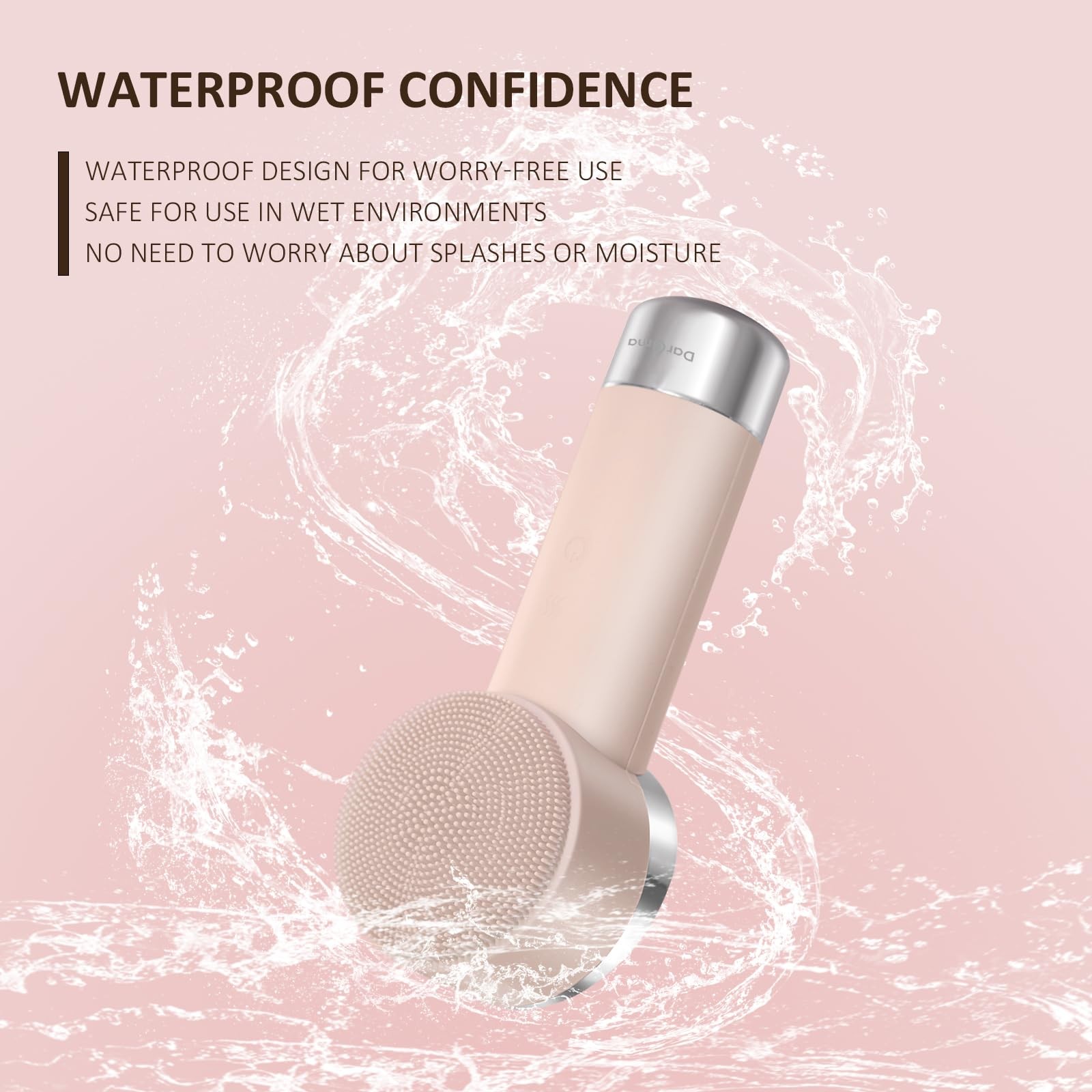 Ultra-Soft Silicone Face Scrubber – Rechargeable 2-in-1 Heating & Exfoliating…