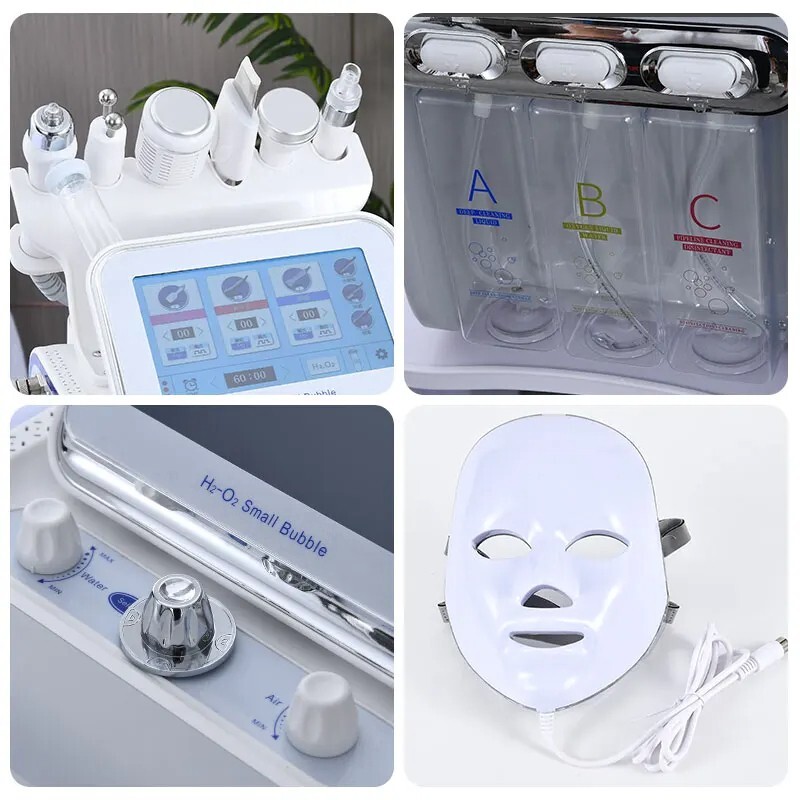 7 in 1 H2O2 Beauty Skin Cleansing Hydro-facial Machine Facial Machine