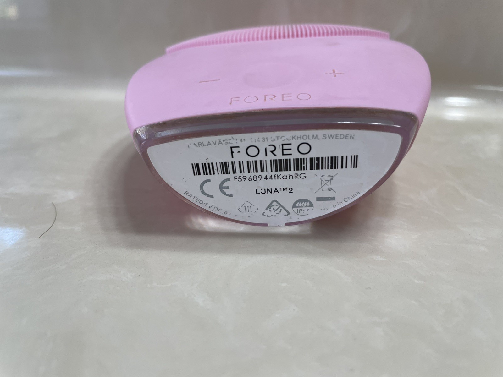 Foreo Luna 2 Pearl Pink T-Sonic Normal Skin Facial Cleansing Device | See Desc