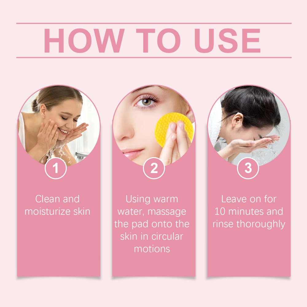 turmeric cleansing pad ntly cleanses facial skin moisturizing
