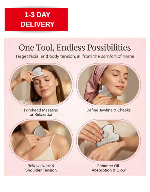 Lymphatic Contour Face Brush for Sculpting, lymphatic Face Brush gua sha facial