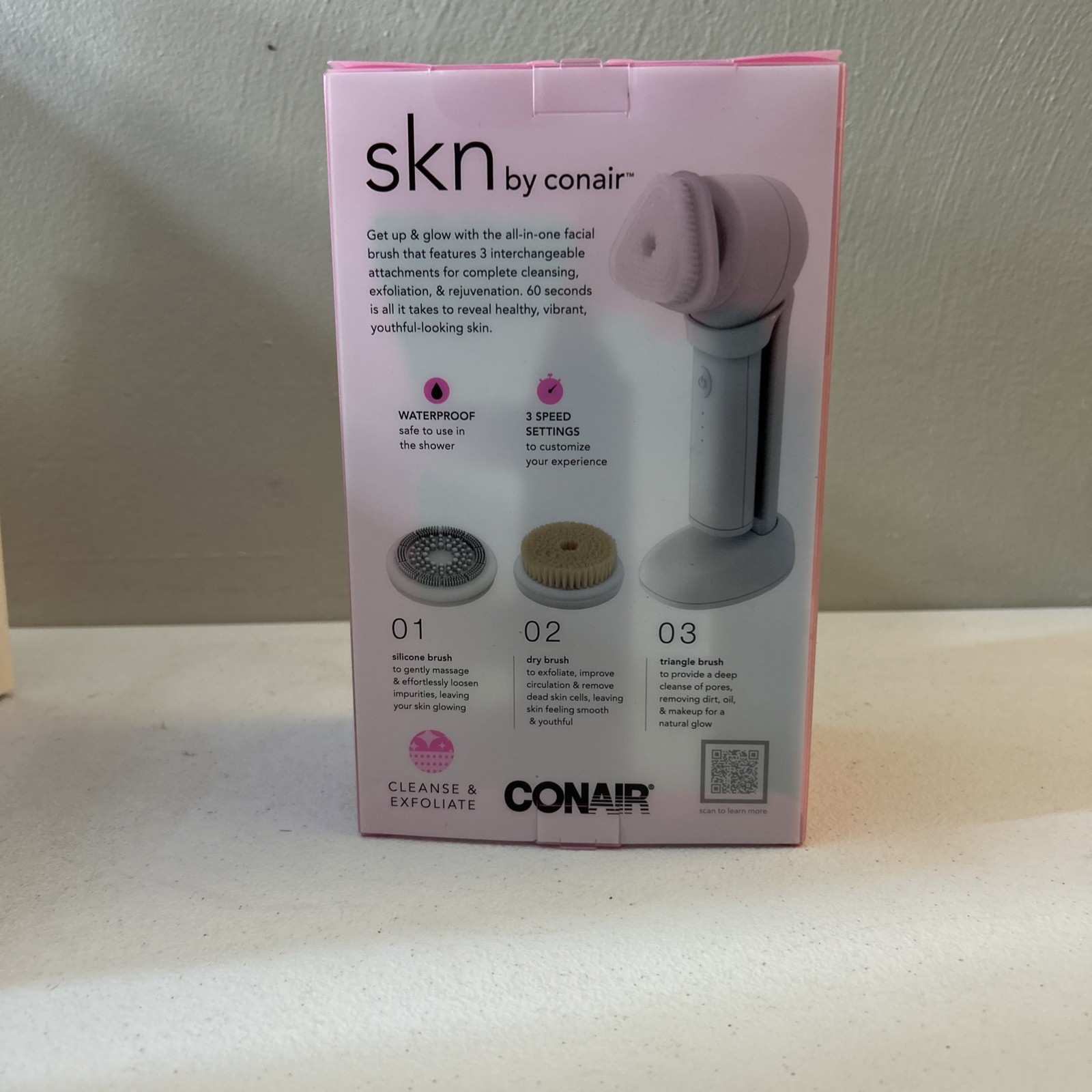 Daily Glow Kit By Contain Sonic Trio Facial Brush