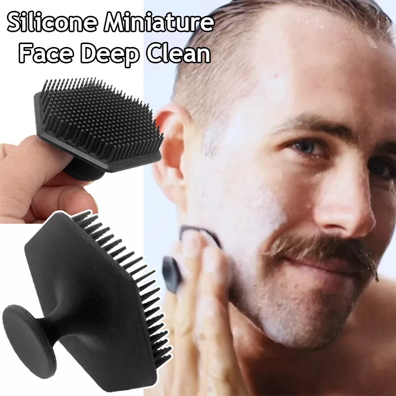 2 Pack Silicone Face Scrubbing Brush – Gentle Exfoliator Pad & Massage Tool