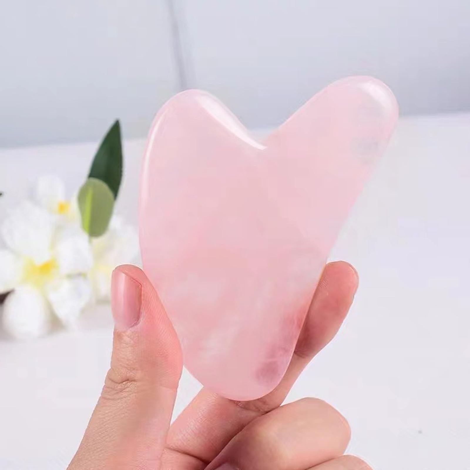 CRZQXOUR Gua Sha Tool for Face and Body, Facial & Neck Massager to Pink,white