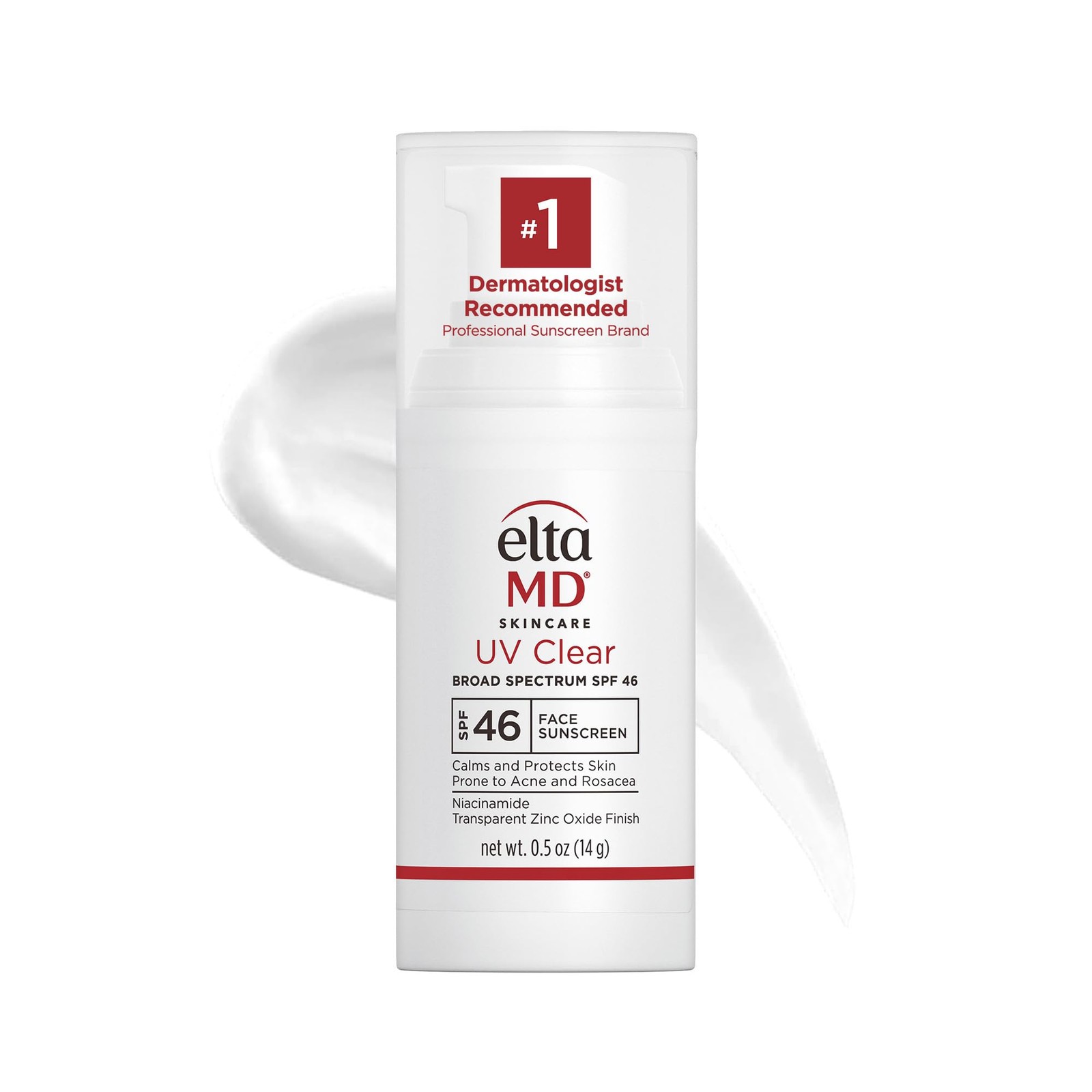 EltaMD UV Clear Face Sunscreen 0.5 Ounce (Pack of 1), 07 – Untinted (0.5 oz)