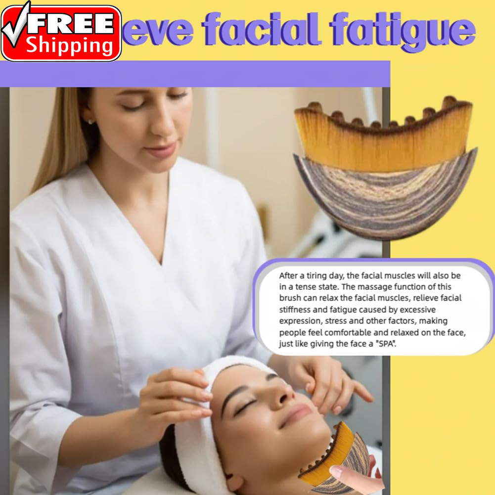 1/2 PCS Lymphatic Contour Face Brush for Sculpting – Anti-Puffiness, Detox & Lif