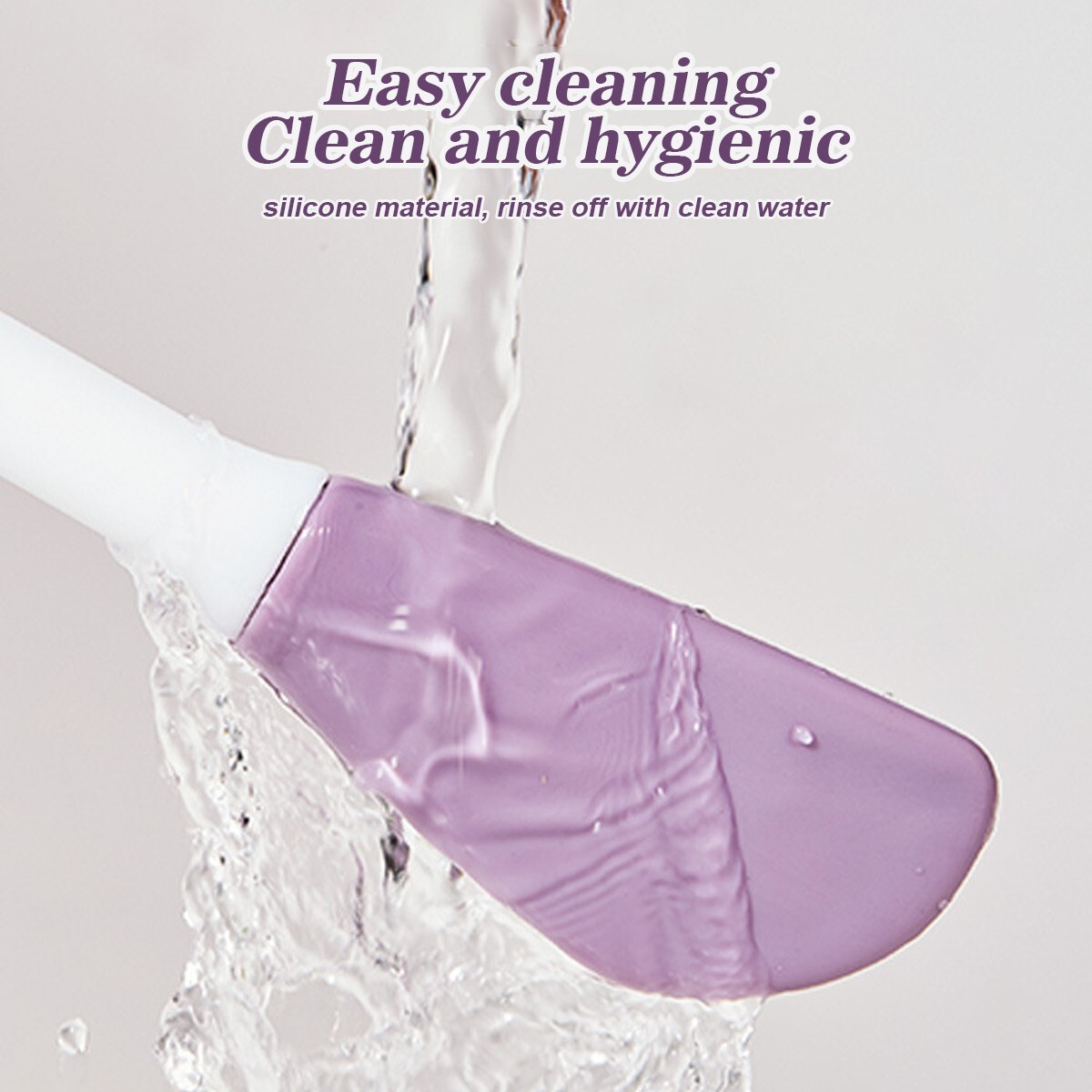 2-in-1 Silicone Facial Cleansing and Mask Brush for Deep Cleaning, Exfoliating