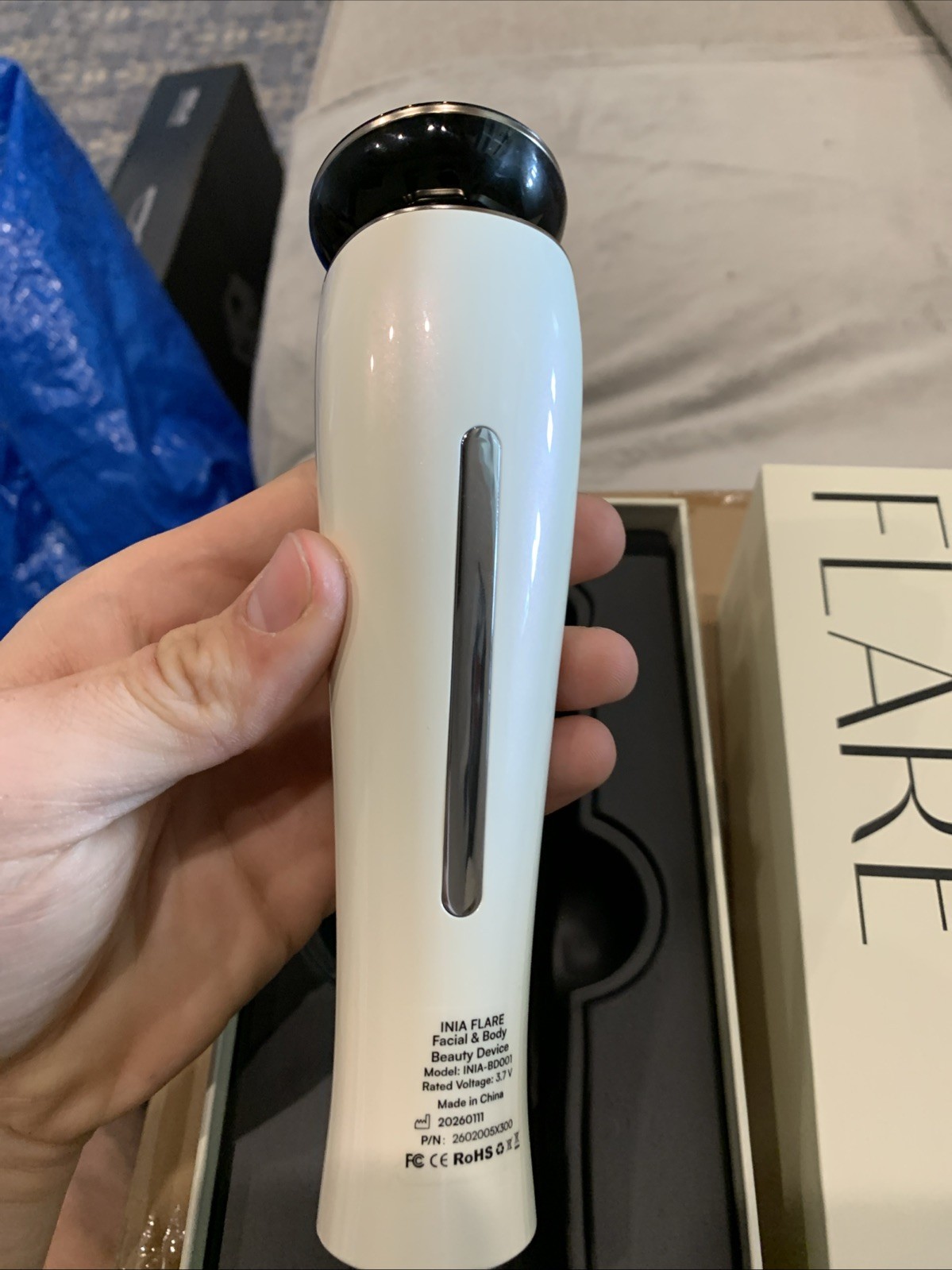 Inia Flare Skin Rejuvenation Device INIA-BD001 (MISSING POWER CORD)