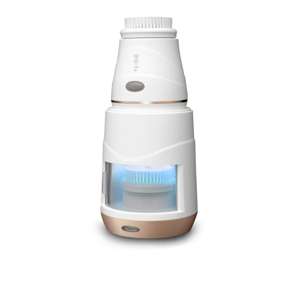 CONAIR True Glow Sonic Facial Skin Care Brush w/UV Sterilizer
