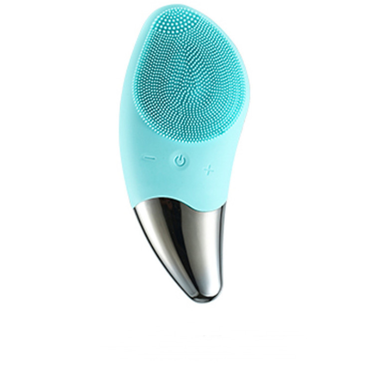 Waterproof Electric Facial Cleansing Brush Rechargeable Face Scrubber Cleaner